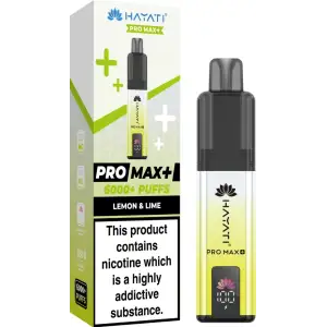Hayati Pro Max Plus 6000 Prefilled Pod Kit - 20mg | Lemon and Lime